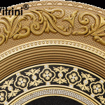 52X60-OVAL-AYETLİ-AZ-TAŞLI-SARI-CERCEVE