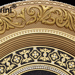 52X60-OVAL-AYETLİ-TAM-TAŞLI-SARI-CERCEVE